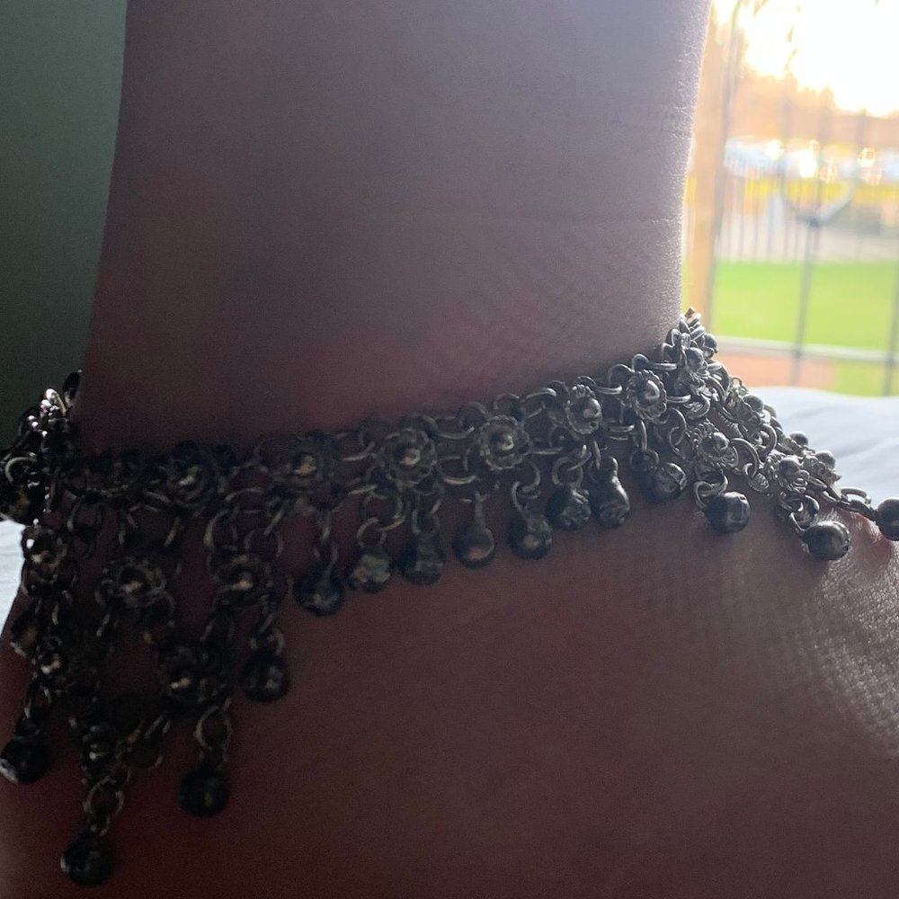 Silver anklet - Picture 4 of 4